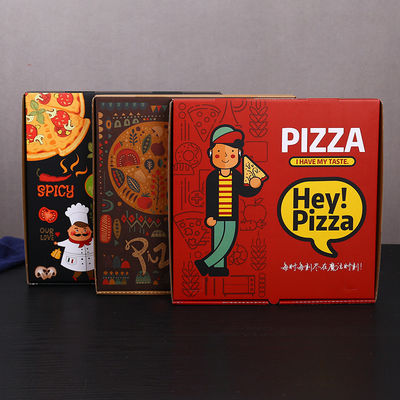 Schlittenboxen 9 Zoll Wellpappe Einweg-Lunchbox zum Backen und Mitnehmen