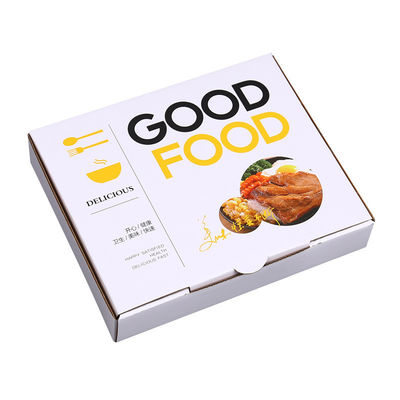 Schlittenboxen 9 Zoll Wellpappe Einweg-Lunchbox zum Backen und Mitnehmen