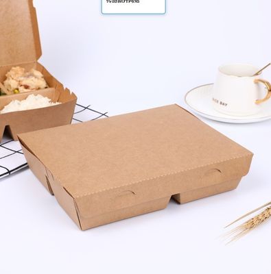Handwerkspapier gedruckte Behälter-Tray für Sushi-Lebensmittel schlanke japanische Verpackung mitzunehmen Einweg