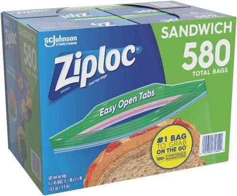 Kunststoff-PP-Gravure-Druck leicht zu öffnen Tabs Sandwich LDPE Gefrierschrank Ziplock-Taschen