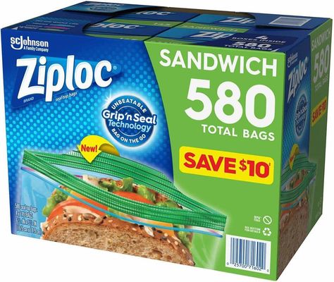 Kunststoff-PP-Gravure-Druck leicht zu öffnen Tabs Sandwich LDPE Gefrierschrank Ziplock-Taschen