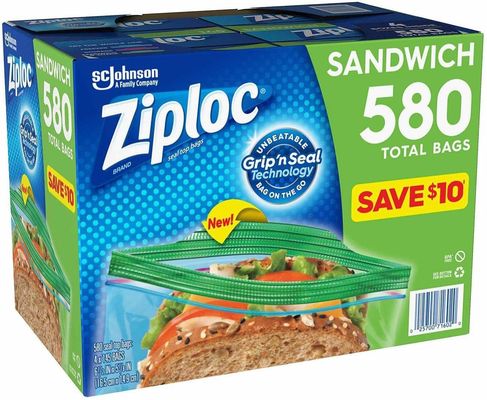 Kunststoff-PP-Gravure-Druck leicht zu öffnen Tabs Sandwich LDPE Gefrierschrank Ziplock-Taschen
