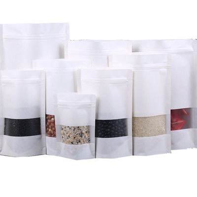 Leckdichte und feuchtigkeitsdichte Kraftpapier-Fenstertüte für Lebensmittelverpackungen
