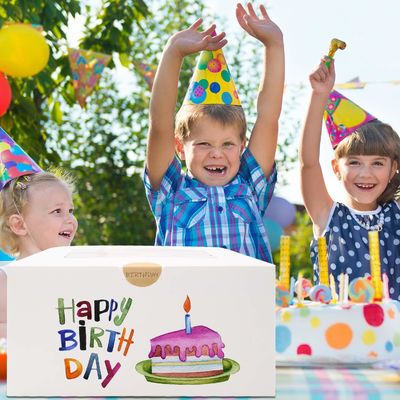 Bestellung auf Wunsch akzeptiert 12 x 12 x 6 Zoll Quadratkarton Kuchenkasten mit Fenster