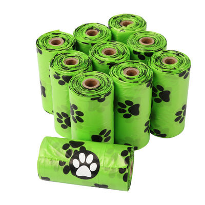 Einheit Roll Pet Dog Cat POP Plastikmüllbeutel für grüne und gesundheitliche Materialien