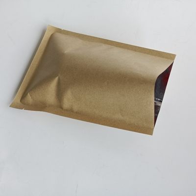 0.14MM Dicke Umweltschonende Kraftpapiertüte mit Aluminiumfolie und Gravurdruck