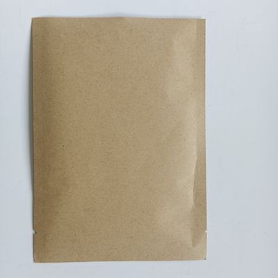 0.14MM Dicke Umweltschonende Kraftpapiertüte mit Aluminiumfolie und Gravurdruck