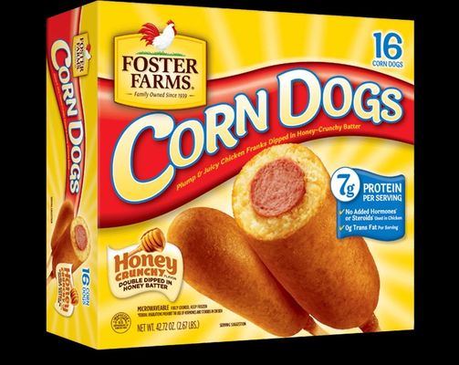 Maßgeschneiderte Druckerei Handling Corndog Box für umweltfreundliche Lebensmittelverpackungen