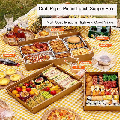 Spezialisierte Fastfoodpackung 25*36*8cm für chemische Zellstoffmasse und individuelles Drucken