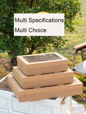 Spezialisierte Fastfoodpackung 25*36*8cm für chemische Zellstoffmasse und individuelles Drucken