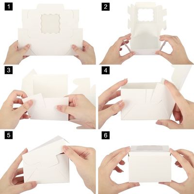 10x10x10 Quadratkuchen für Desserts und Gebäck