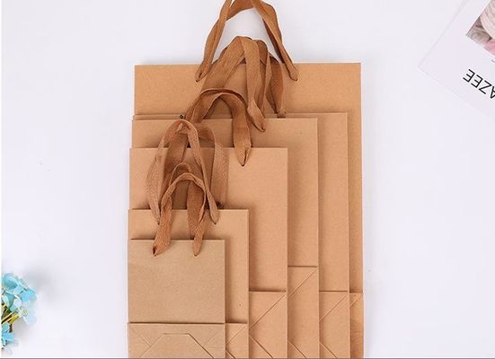 Gravnre Druckerei Kraftpapierbeutel für Haushaltsprodukte Lebensmittelgeschäfte