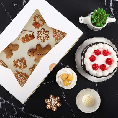 10 12 &quot;Höhe Käse Kuchen Cupcake Papier Bäckerei Box mit klarem Fenster