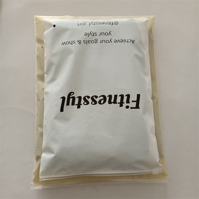 Anpassen Sie jede Farbe Feuchtigkeitsdichte Polybags für Schuhe und Kleidung Frosted Zipper Bag