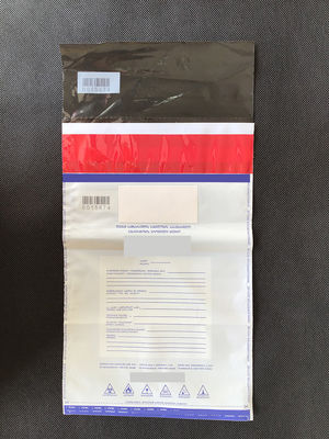 ISO9001 zertifizierte Bargeldsicherheit Kurier Plastiktüte für Bankdepottüte mit Ventil