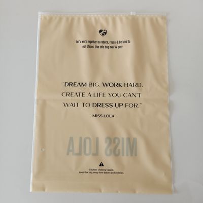 Gravurdruck Reißverschluss Plastikbeutel für Bekleidung Verpackung Custom Logo und wasserdicht
