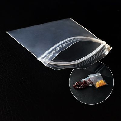 Kleine wasserdichte Reißverschlussbeutel für Schmuckverpackungen 2*2/2*3/3*3/3*4 Reißverschluss-Schmuckbeutel