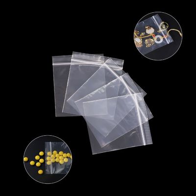Custom Logo Kompostierbare Reißverschlussbeutel Transparente Kunststoffverpackung für leicht geöffnete Polybag