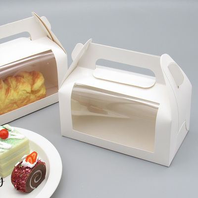 Custom Kcraft Papier Klappkuchenbox mit Fenster Geschenkbox und ISO9001 zertifiziert