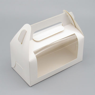 Custom Kcraft Papier Klappkuchenbox mit Fenster Geschenkbox und ISO9001 zertifiziert