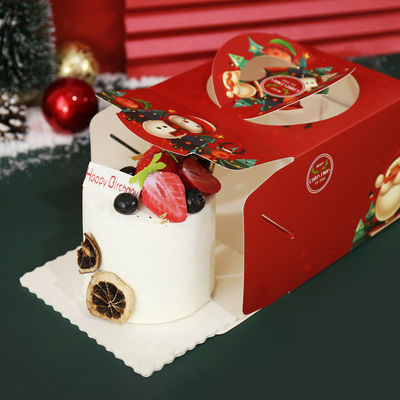 Verkaufen Sie 4 6 8 10 12 14 Zoll Alibaba Backen Lebensmittel Kekse Dessert Kuchenboxen mit Griff