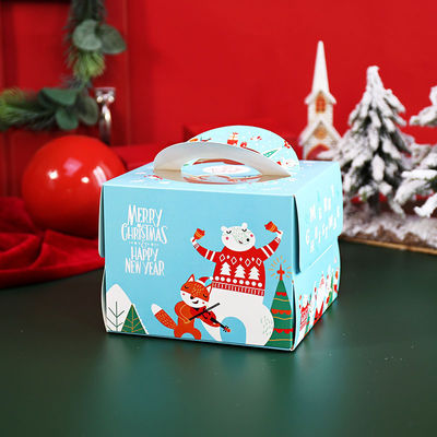Verkaufen Sie 4 6 8 10 12 14 Zoll Alibaba Backen Lebensmittel Kekse Dessert Kuchenboxen mit Griff