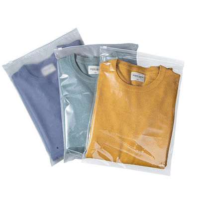 Öko-freundliche Druckkunst Kunststoff-Zip-Lock Verpackungstüten für Kleidung 0,08mm Custom Staub