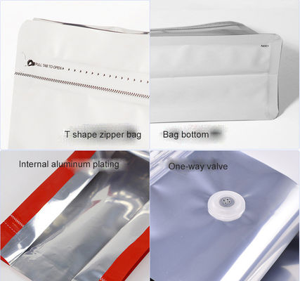 Reines individuell bedrucktes Produkt LDPE Kaffeebohnen Verpackungstüte für andere Lebensmittel Teebeutel Nüsse