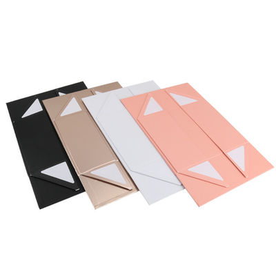 Flap Custom Matte Schwarz Luxus Klappbares Hartes Papier Magnetisch Schließbares Geschenkfach für Geschenke