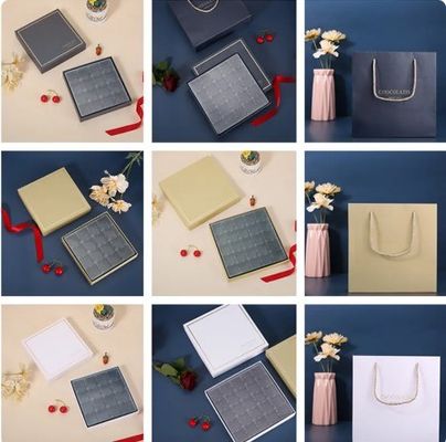 Passen Sie Valentinstagsgeschenke an Süßigkeiten Kleine Schokoladenbox mit Magnetverschluss